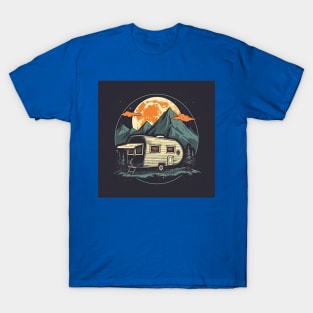 Van Life Glamping Digital Nomad T-Shirt